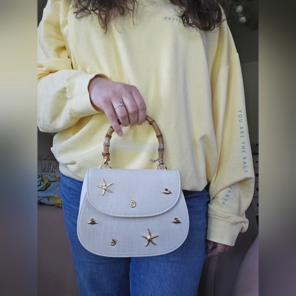 A New Day Bamboo Top Handle Handbag